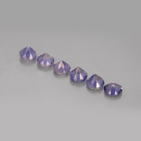 Iolite Gemstone in 4 mm (calibrated) Size for Sale, Iolite Stone in Violet Blue Color