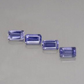 1.12 ct Blue Iolite Gemstone, Iolite Gem in Octagon Facet Shape for Sale.