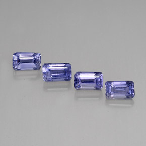 1.37 ct Blue Iolite Gemstone, Iolite Gem in Octagon Facet Shape for Sale.