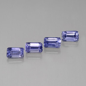 1.37 ct Blue Iolite Stone, Natural Iolite in Octagon Facet Shape for Sale