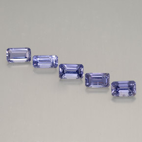 1.30 ct Violet Iolite Gemstone, Iolite Gem in Octagon / Scissor Cut Shape for Sale.