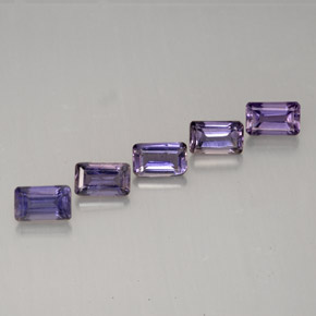 1.42 ct Violet Iolite Stone, Natural Iolite in Octagon Facet Shape for Sale