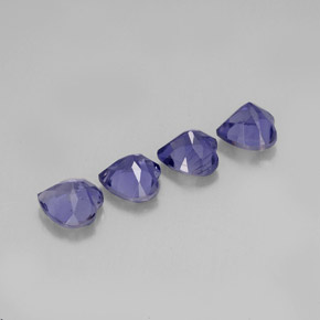 Iolite Gemstone in 5 x 5 mm (calibrated) Size for Sale, Iolite Stone in Violet Blue Color