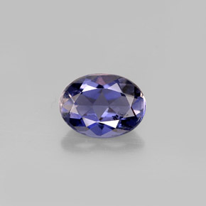 0.94 ct Violet Iolite Gemstone, Iolite Gem in Oval Facet Shape for Sale.