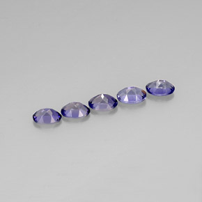 Iolite Gemstone in 7 x 5 mm (calibrated) Size for Sale, Iolite Stone in Violet Color