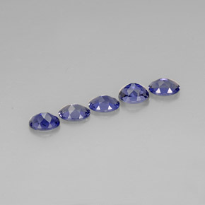 Iolite Gemstone in 7.5 x 5.1 mm Size for Sale, Iolite Stone in Violet Blue Color