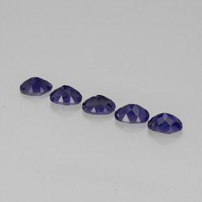 Iolite Gemstone in 7 x 5 mm (calibrated) Size for Sale, Iolite Stone in Violet Blue Color
