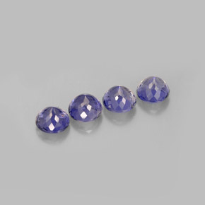Iolite Gemstone in 5.4 mm Size for Sale, Iolite Stone in Violet Blue Color