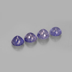 Iolite Gemstone in 5.5 mm Size for Sale, Iolite Stone in Violet Blue Color