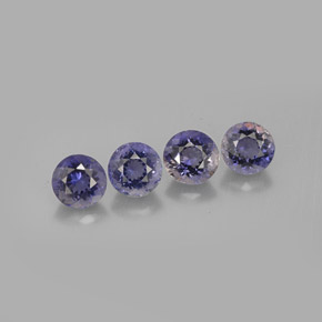 2.22 ct Blue Iolite Gemstone, Iolite Gem in Round Facet Shape for Sale.