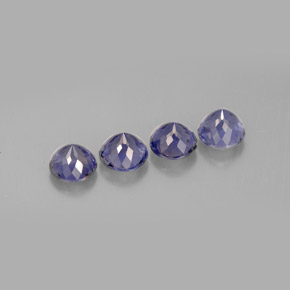 Iolite Gemstone in 5 mm (calibrated) Size for Sale, Iolite Stone in Violet Blue Color