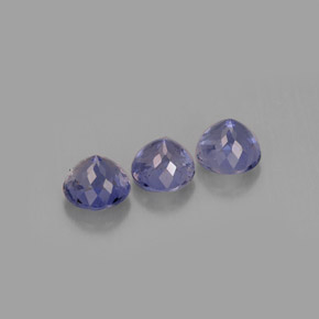 Iolite Gemstone in 5 mm (calibrated) Size for Sale, Iolite Stone in Violet Blue Color