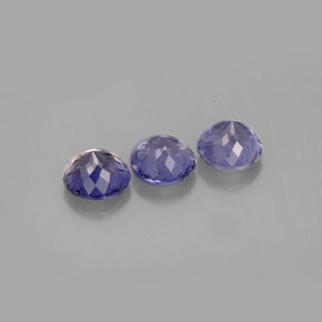 Iolite Gemstone in 5 mm (calibrated) Size for Sale, Iolite Stone in Violet Blue Color