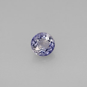 0.52 ct Blue Iolite Stone, Natural Iolite in Round Facet Shape for Sale