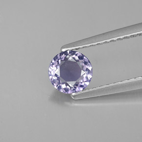 0.47 ct Blue Iolite Gemstone, Iolite Gem in Round Facet Shape for Sale.