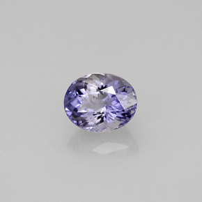 0.81 ct Blue Iolite Stone, Natural Iolite in Oval Facet Shape for Sale