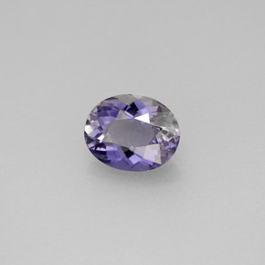 0.73 ct Blue Iolite Stone, Natural Iolite in Oval Facet Shape for Sale