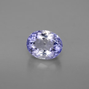 1.03 ct Violet Iolite Gemstone, Iolite Gem in Oval Facet Shape for Sale.