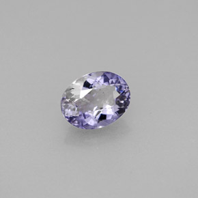 0.75 ct Violet Iolite Stone, Natural Iolite in Oval Facet Shape for Sale