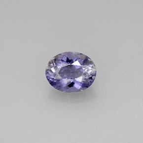 0.75 ct Violet Iolite Gemstone, Iolite Gem in Oval Facet Shape for Sale.