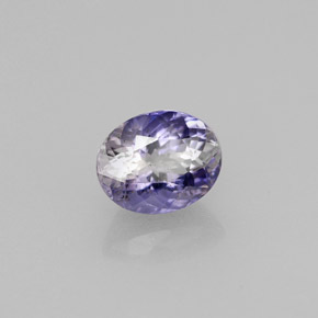 0.80 ct Violet Iolite Stone, Natural Iolite in Oval Facet Shape for Sale
