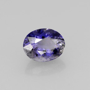 0.70 ct Violet Iolite Stone, Natural Iolite in Oval Facet Shape for Sale