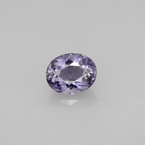 0.73 ct Blue Iolite Gemstone, Iolite Gem in Oval Facet Shape for Sale.