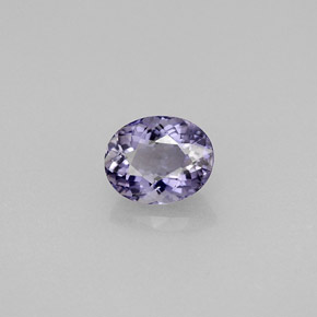 0.73 ct Blue Iolite Stone, Natural Iolite in Oval Facet Shape for Sale