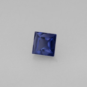 0.36 ct Blue Iolite Stone, Natural Iolite in Square Facet Shape for Sale