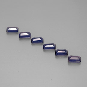Iolite Gemstone in 6 x 4 mm (calibrated) Size for Sale, Iolite Stone in Violet Blue Color