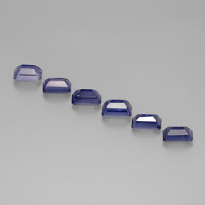 Iolite Gemstone in 6 x 4 mm (calibrated) Size for Sale, Iolite Stone in Violet Blue Color