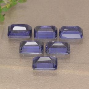 Iolite Gemstones in 6 x 4 mm (calibrated) Size for Sale, Iolite Stones in Violet Blue Color