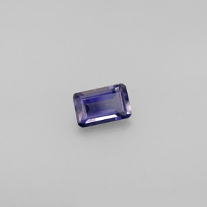 0.50 ct Blue Iolite Stone, Natural Iolite in Octagon Facet Shape for Sale
