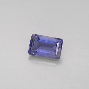 0.49 ct Blue Iolite Gemstone, Iolite Gem in Octagon Facet Shape for Sale.