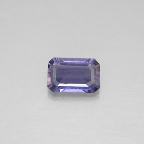 0.43 ct Blue Iolite Gemstone, Iolite Gem in Octagon Facet Shape for Sale.