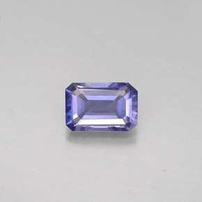 0.45 ct Blue Iolite Gemstone, Iolite Gem in Octagon Facet Shape for Sale.