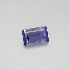 0.42 ct Blue Iolite Gemstone, Iolite Gem in Octagon Facet Shape for Sale.