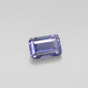 0.46 ct Blue Iolite Gemstone, Iolite Gem in Octagon Facet Shape for Sale.