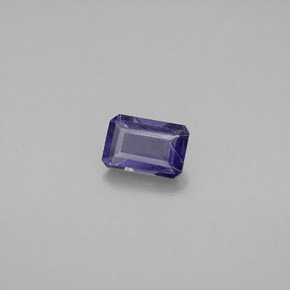 0.51 ct Blue Iolite Gemstone, Iolite Gem in Octagon Facet Shape for Sale.