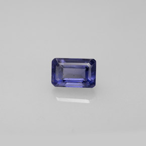 0.57 ct Blue Iolite Stone, Natural Iolite in Octagon Facet Shape for Sale
