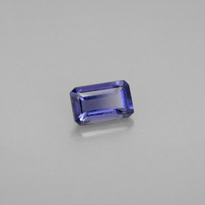 0.50 ct Blue Iolite Stone, Natural Iolite in Octagon Facet Shape for Sale