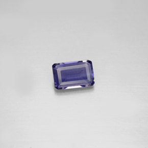 0.45 ct Blue Iolite Gemstone, Iolite Gem in Octagon Facet Shape for Sale.