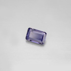 0.45 ct Blue Iolite Stone, Natural Iolite in Octagon Facet Shape for Sale
