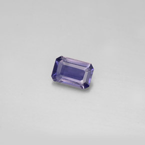 0.40 ct Blue Iolite Gemstone, Iolite Gem in Octagon Facet Shape for Sale.