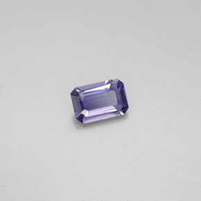 0.40 ct Blue Iolite Stone, Natural Iolite in Octagon Facet Shape for Sale