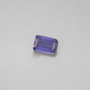 0.44 ct Blue Iolite Gemstone, Iolite Gem in Octagon Facet Shape for Sale.
