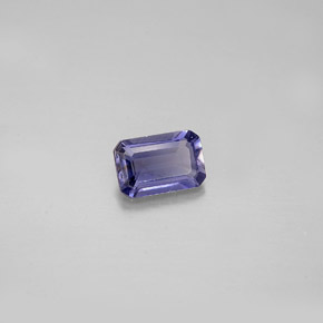 0.44 ct Blue Iolite Stone, Natural Iolite in Octagon Facet Shape for Sale