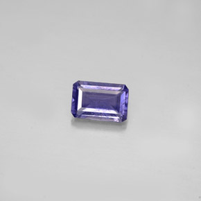 0.50 ct Blue Iolite Gemstone, Iolite Gem in Octagon Facet Shape for Sale.