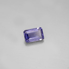 0.50 ct Blue Iolite Stone, Natural Iolite in Octagon Facet Shape for Sale