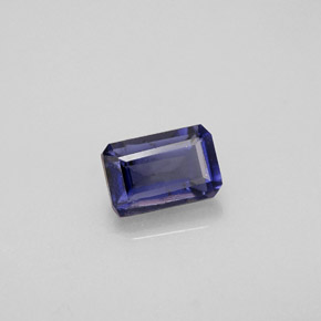0.54 ct Blue Iolite Stone, Natural Iolite in Octagon Facet Shape for Sale